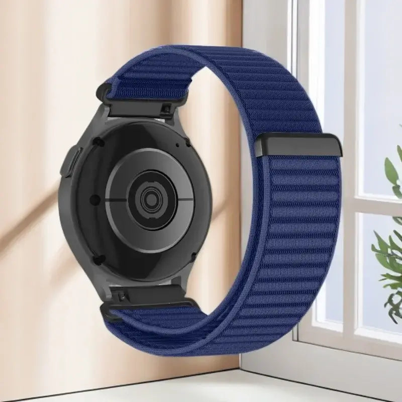 Amazfit Balance, GTR, GTS & Bip Ribbed Nylon Band with Metal Loop