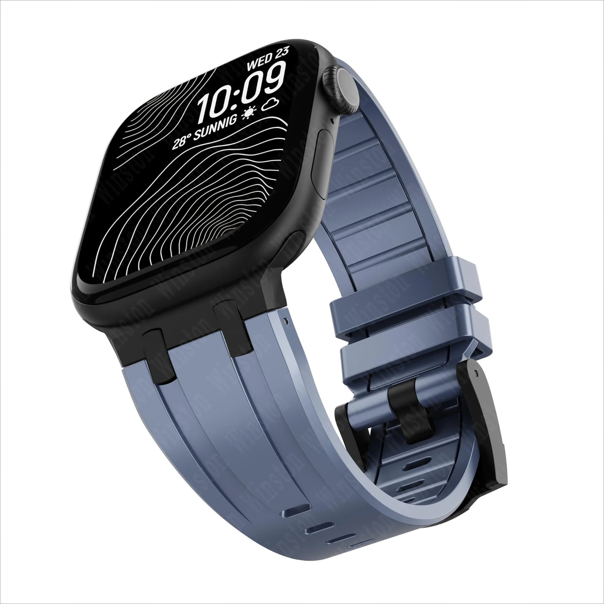 Liquid Silicone Apple Watch Band – Rubber Sport Strap | Series 11/10/9/8/7/6/SE & Ultra 1/2/3 | 42–49mm