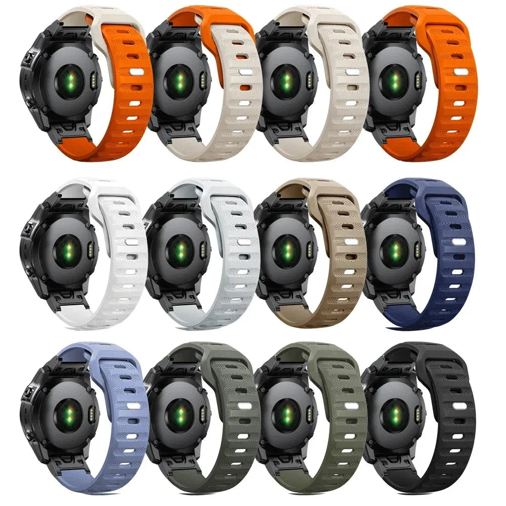 Garmin QuickFit 22/26mm Lightweight Soft Silicone Band