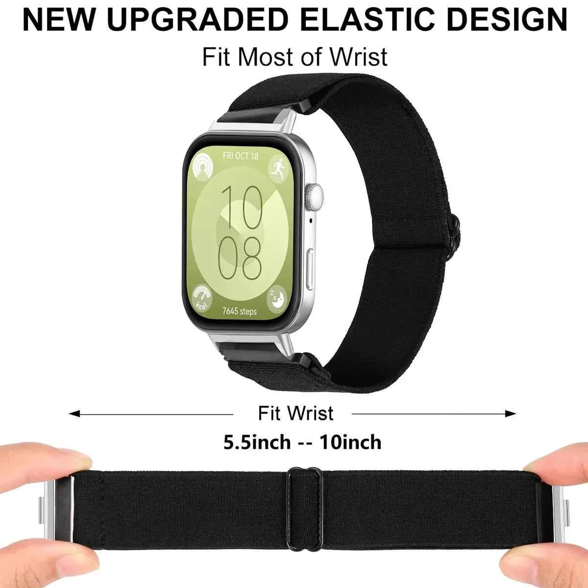 Elastic Nylon Loop Band for Huawei Watch Fit 4 / Fit 4 Pro / Fit 3 / Fit 2 / Fit 1