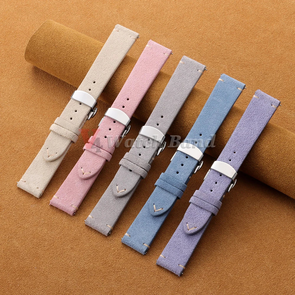 Suunto Race, Vertical & 9 Peak Vintage Suede Band with Butterfly Clasp