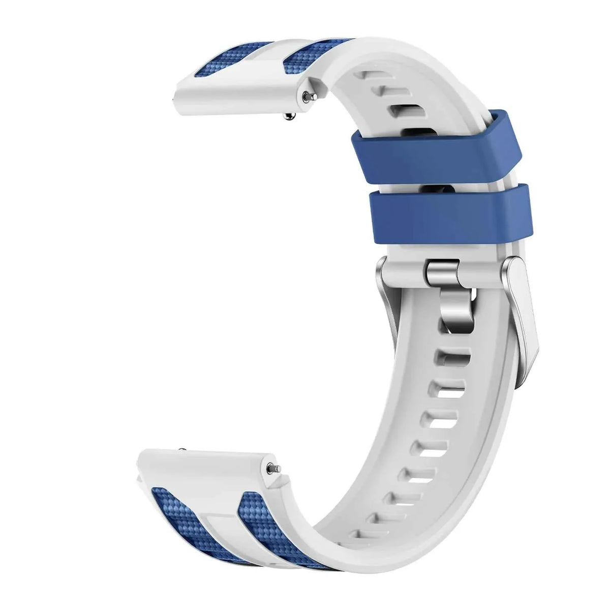 22MM Dual-Color Silicone Watch Band for Huawei Watch GT6 GT5 GT4 GT3 GT2 / Watch 5 4 3 Ultimate