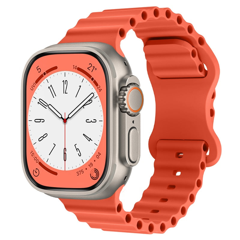 Ocean Apple Watch Band | Universal Fit for All Series (4-11/SE/Ultra) - Waterproof Sport Strap