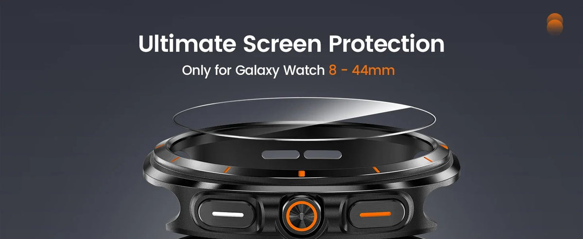 Samsung Galaxy Watch 8 Case with Tempered Glass