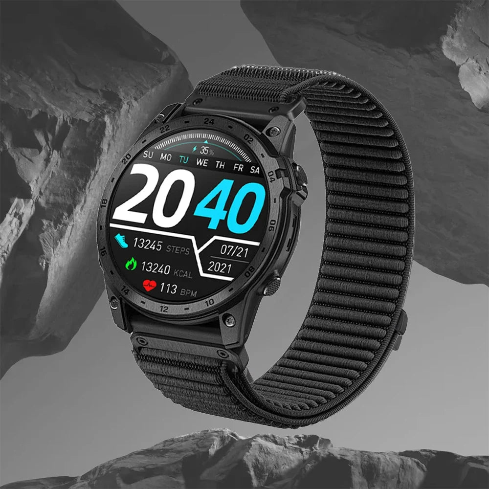 Garmin QuickFit 20/22/26mm Elastic Woven Nylon Hook-and-Loop Band