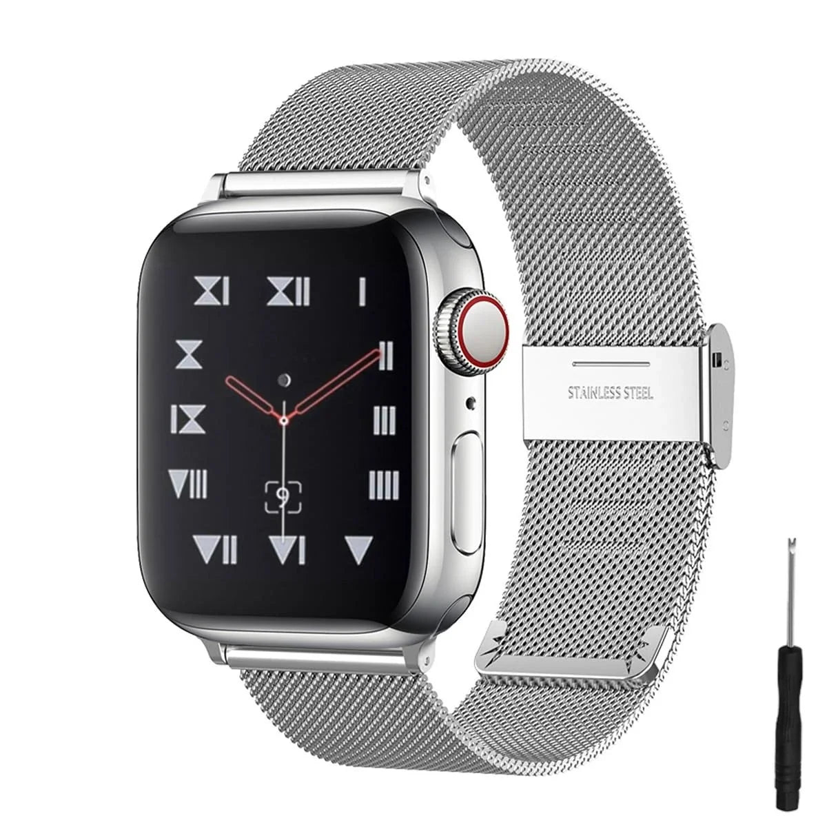 Metal Mesh Apple Watch Band – Milanese Stainless Steel | Series 11/10/9/8/7/6/SE & Ultra 1/2/3