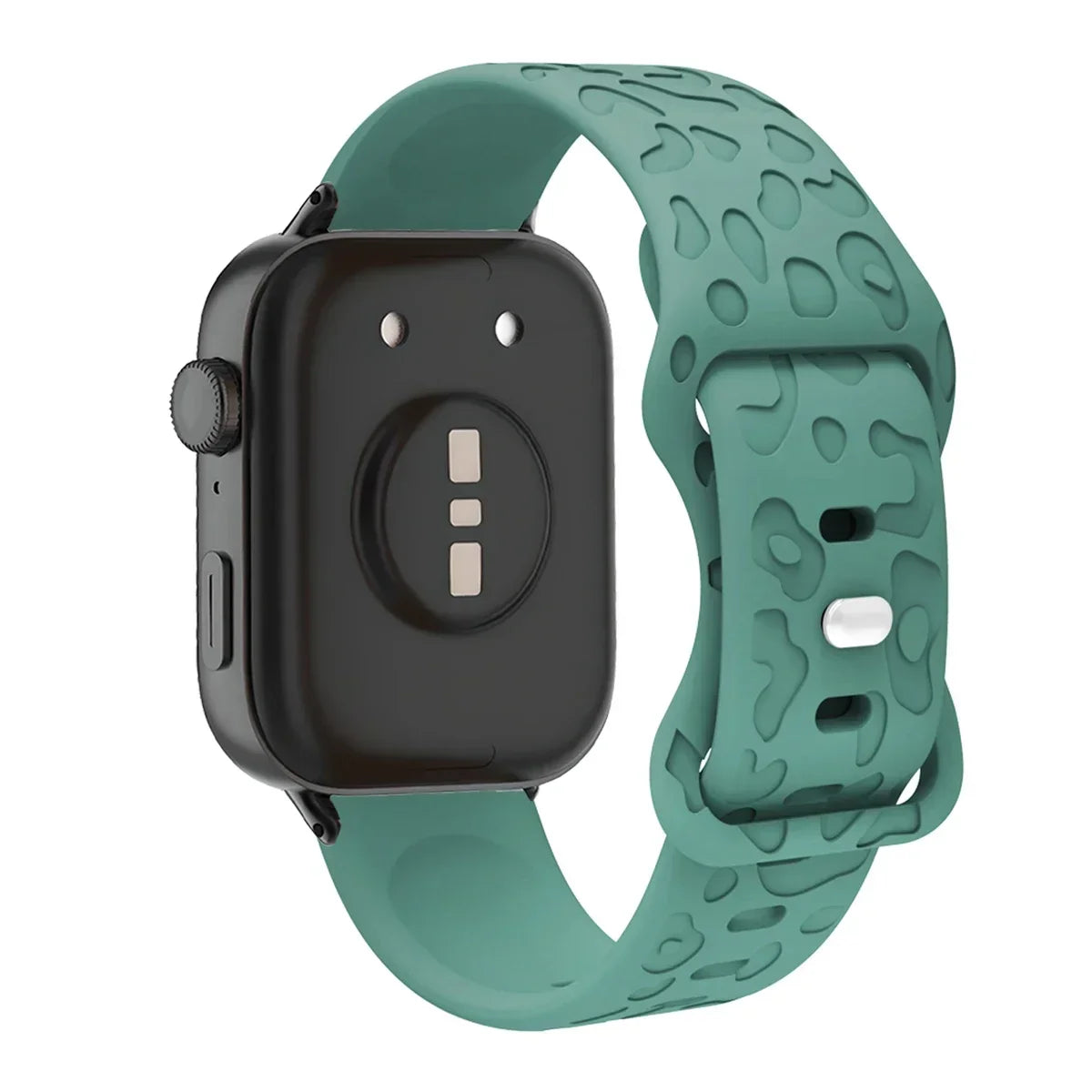 Leopard Engraved Silicone Watch Band for Huawei Watch Fit 4 / 4 Pro / Fit 3 / Fit 2
