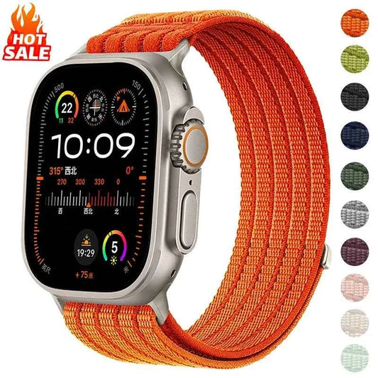 Apple Watch Sport Nylon Strap | Ultra 3/2/1 49mm / Series 11-10 46mm 42mm / Series 9-8-7 45mm 41mm / Series 6-SE-5-4 44mm 40mm