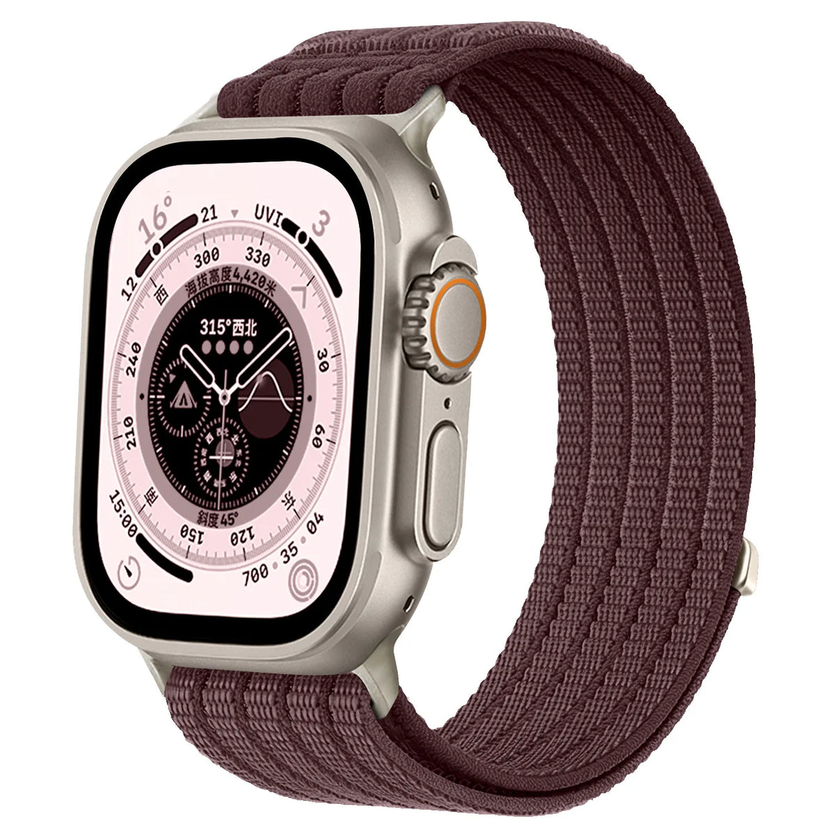 Apple Watch Sport Nylon Strap | Ultra 3/2/1 49mm / Series 11-10 46mm 42mm / Series 9-8-7 45mm 41mm / Series 6-SE-5-4 44mm 40mm
