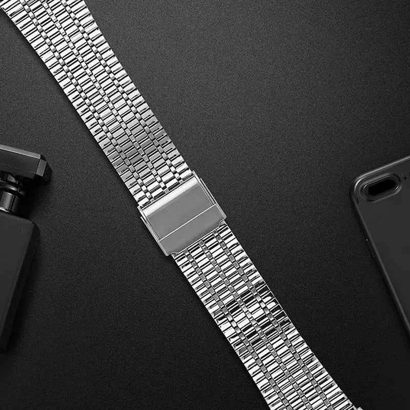 Stainless Steel Metal Band for Samsung Galaxy Watch 9 & 8 40mm 44mm & Classic 46mm | Ultra 2024 2025 47mm