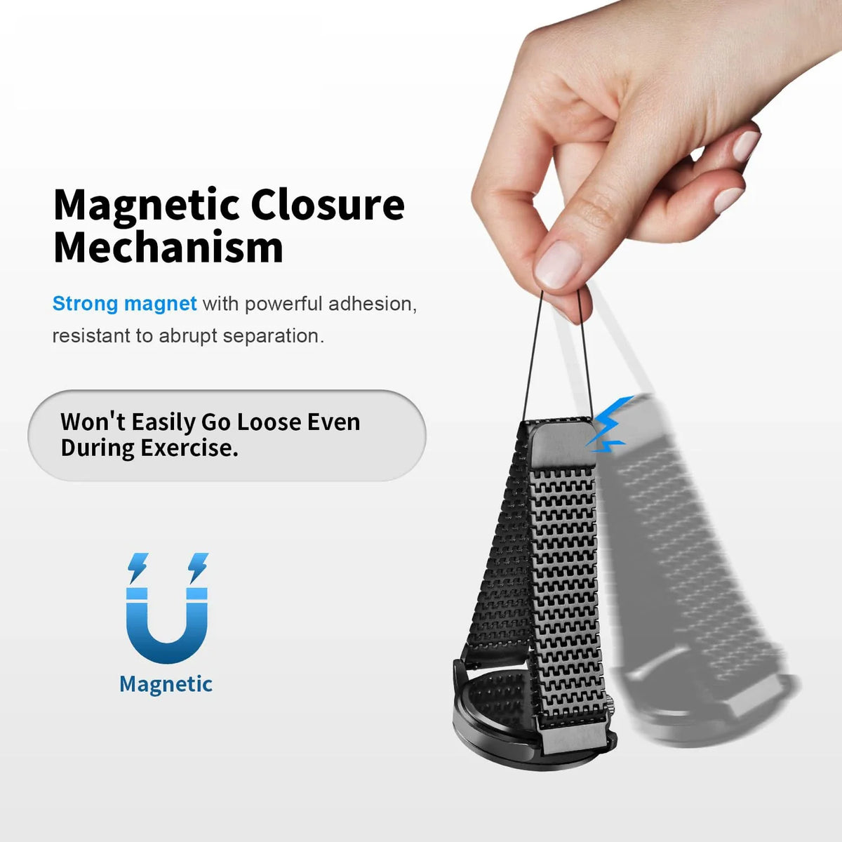 Magnetic Stainless Steel Band for Galaxy Watch 8 & 8 Classic, Ultra 47mm