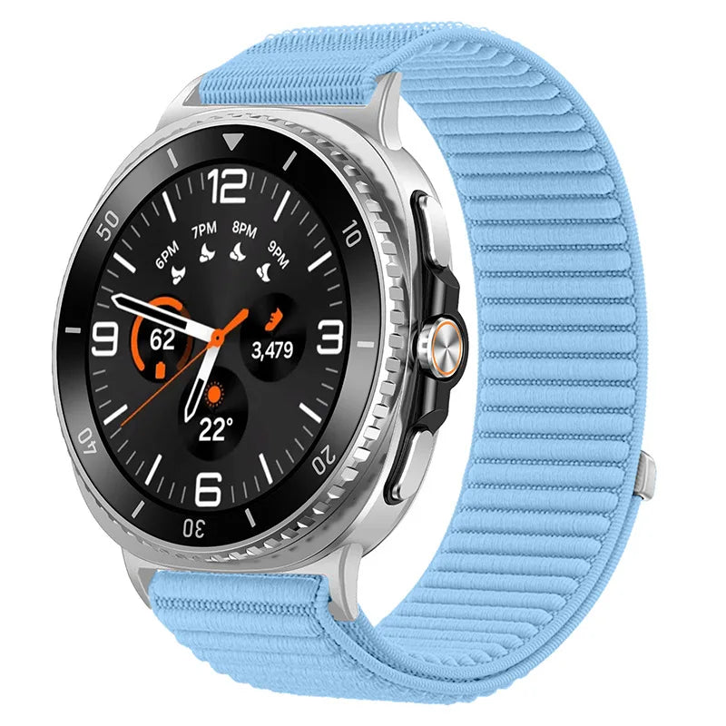 Nylon Loop Band for Samsung Galaxy Watch 9 & 8 40mm 44mm & Classic 46mm | Adjustable Replacement Strap