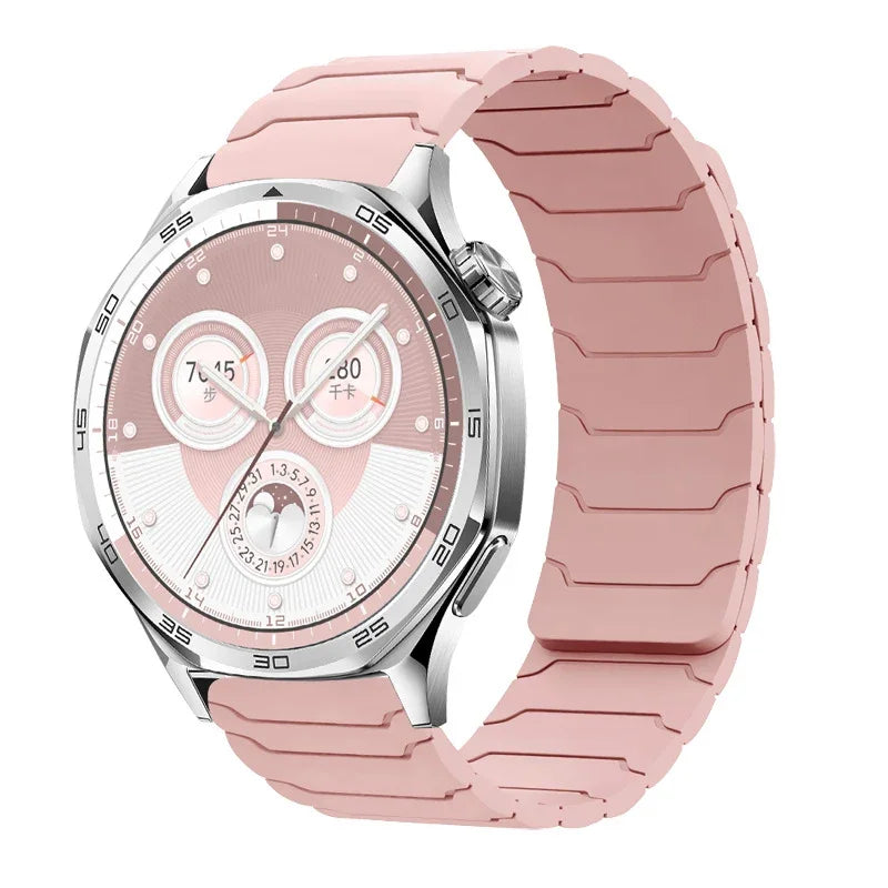 20MM / 22MM Magnetic Silicone Sport Band – Samsung Galaxy Watch 7/6/5/4 & Huawei Watch GT5/GT4/GT3