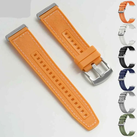 Woven Silicone Nylon Band for Huawei Watch Fit 4 Pro / Fit 3 – Sport Replacement Bracelet