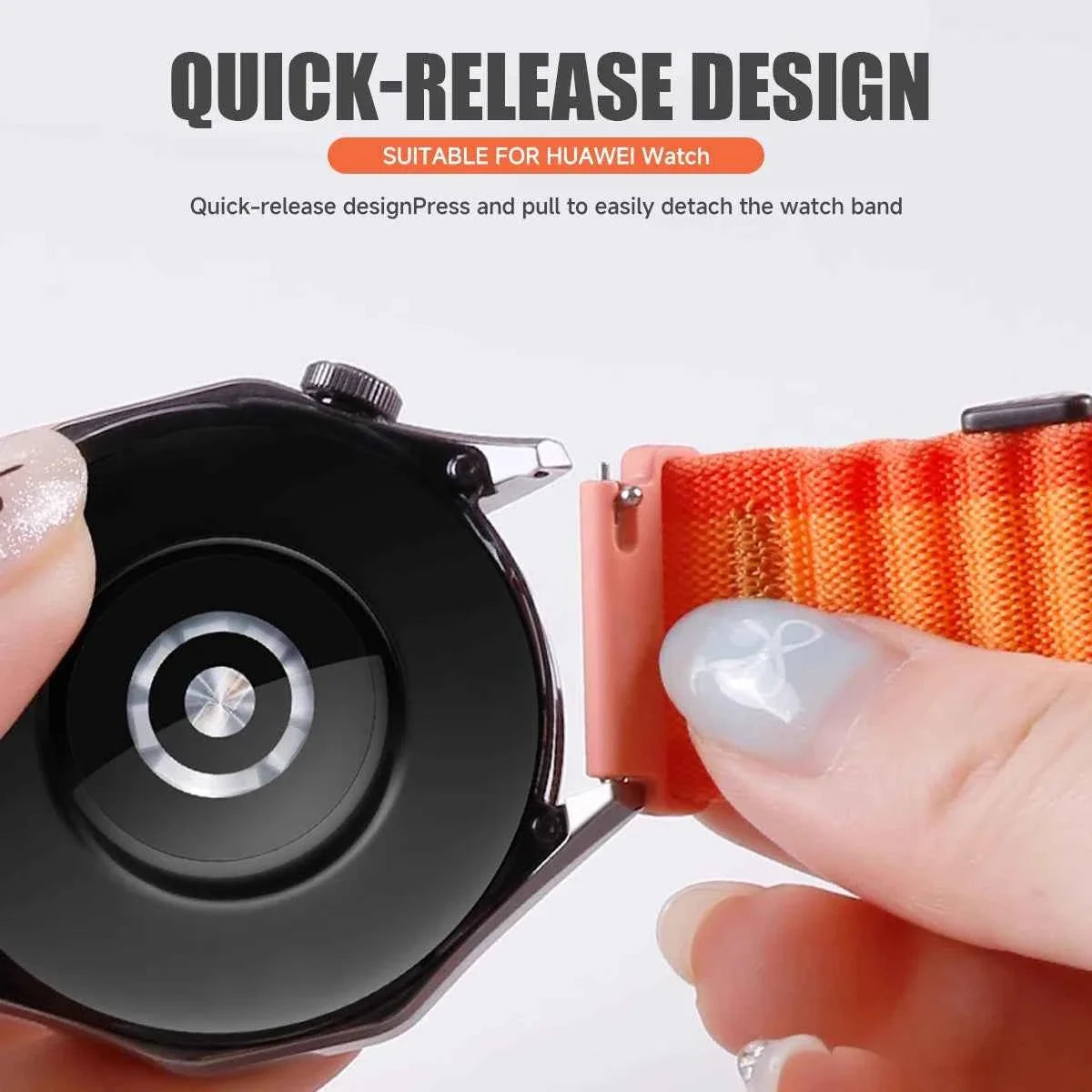 Parachute Nylon Band for Samsung Galaxy Watch & Huawei Watch GT – 20MM & 22MM