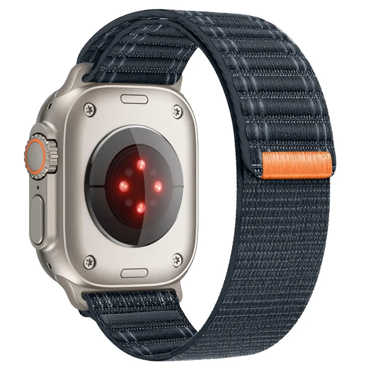 Nylon Loop Wave Strap for Apple Watch – Ultra 3/2 49mm, Series 11/10/9/8/7/6/SE 46/45/44/42/41/40mm
