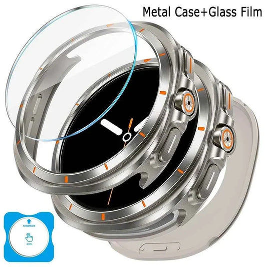 Samsung Galaxy Watch 8 Case with Tempered Glass
