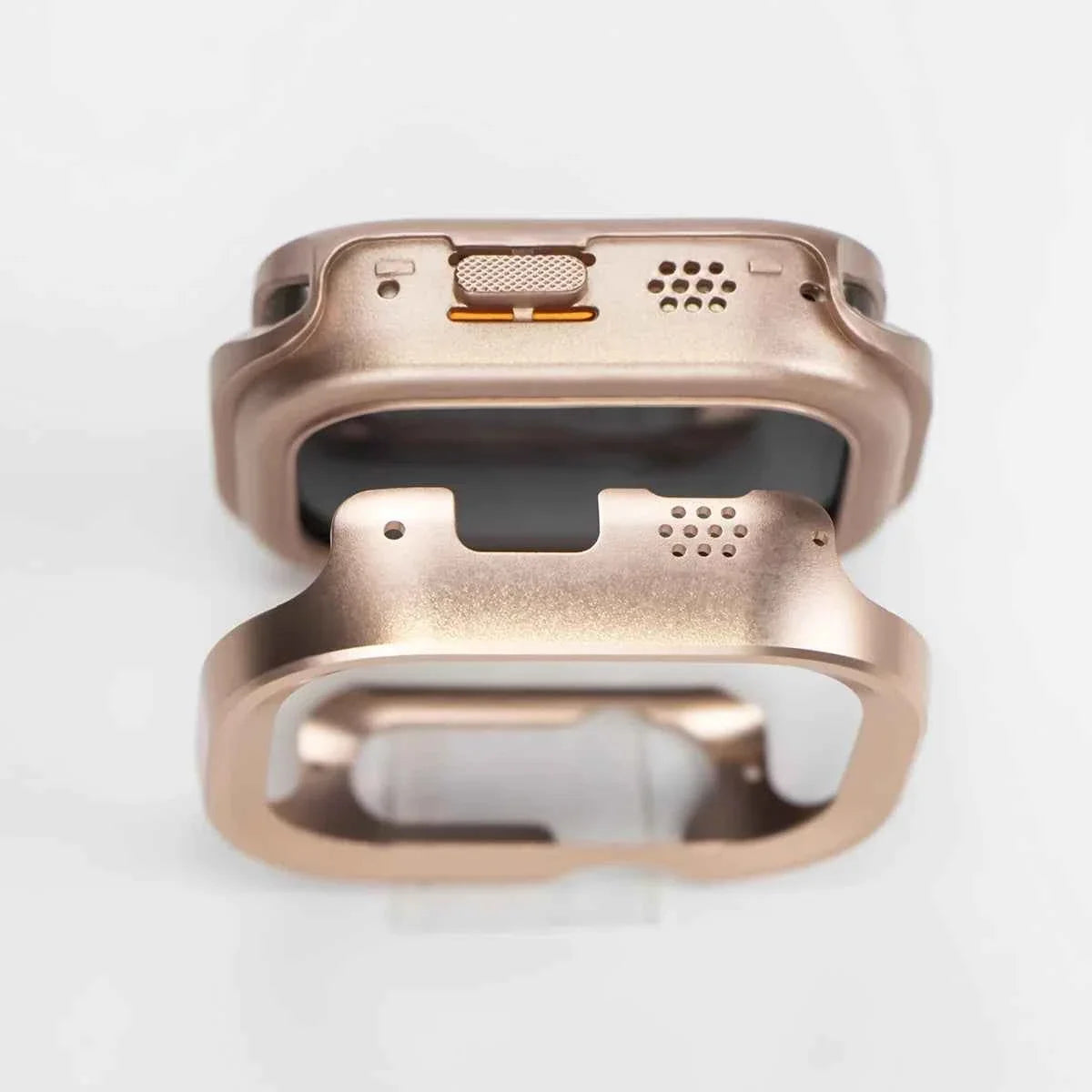 Titanium Alloy Bezel Apple Watch Case – TPU Protective Cover | Series 9/8/7/6/SE & Ultra 2 | 40/41/44/45/49mm