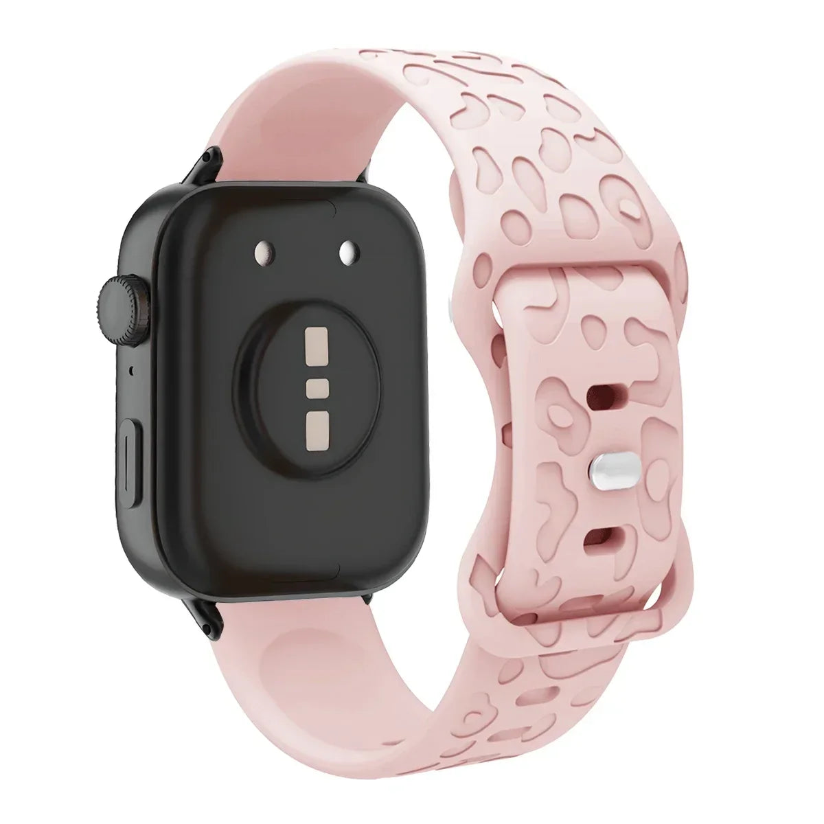 Leopard Engraved Silicone Watch Band for Huawei Watch Fit 4 / 4 Pro / Fit 3 / Fit 2