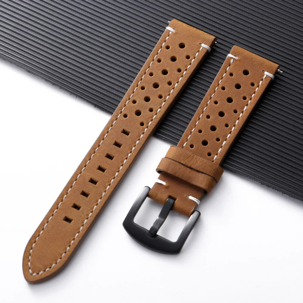 COROS PACE & APEX Perforated Leather Band, Stitching Options