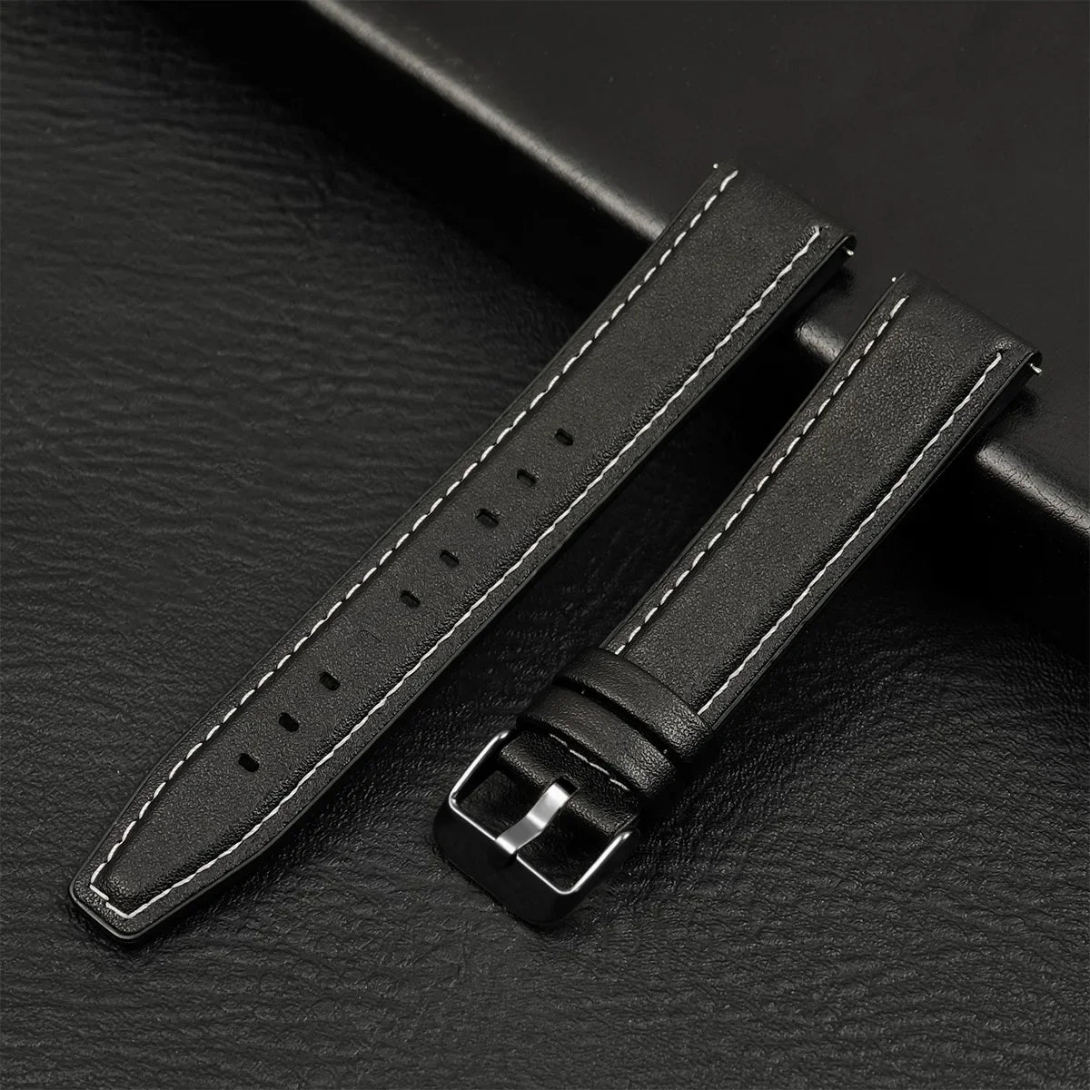 20MM / 22MM Leather Band – Samsung Galaxy Watch 6/5/4, Gear S3 & Huawei GT4 / Amazfit