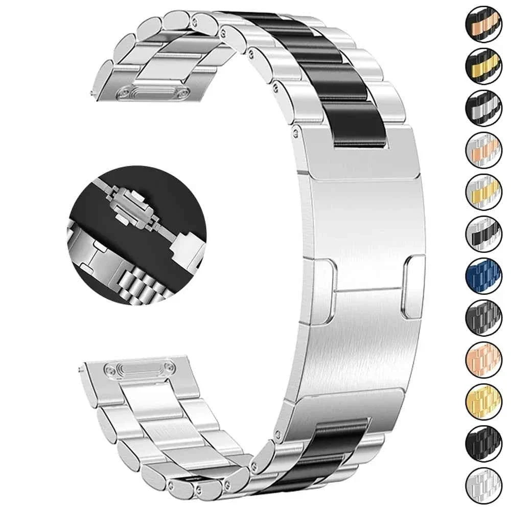 22MM Stainless Steel Band for Huawei Watch GT6 Pro / GT5 / GT4 & CMF Watch Pro / Xiaomi Watch S4