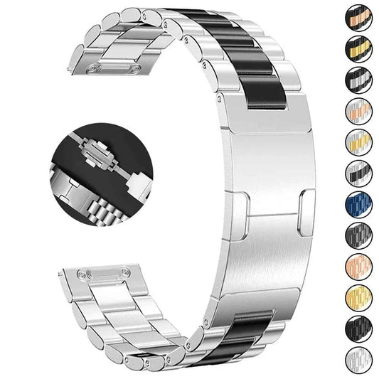22MM Stainless Steel Band for Huawei Watch GT6 Pro / GT5 / GT4 & CMF Watch Pro / Xiaomi Watch S4