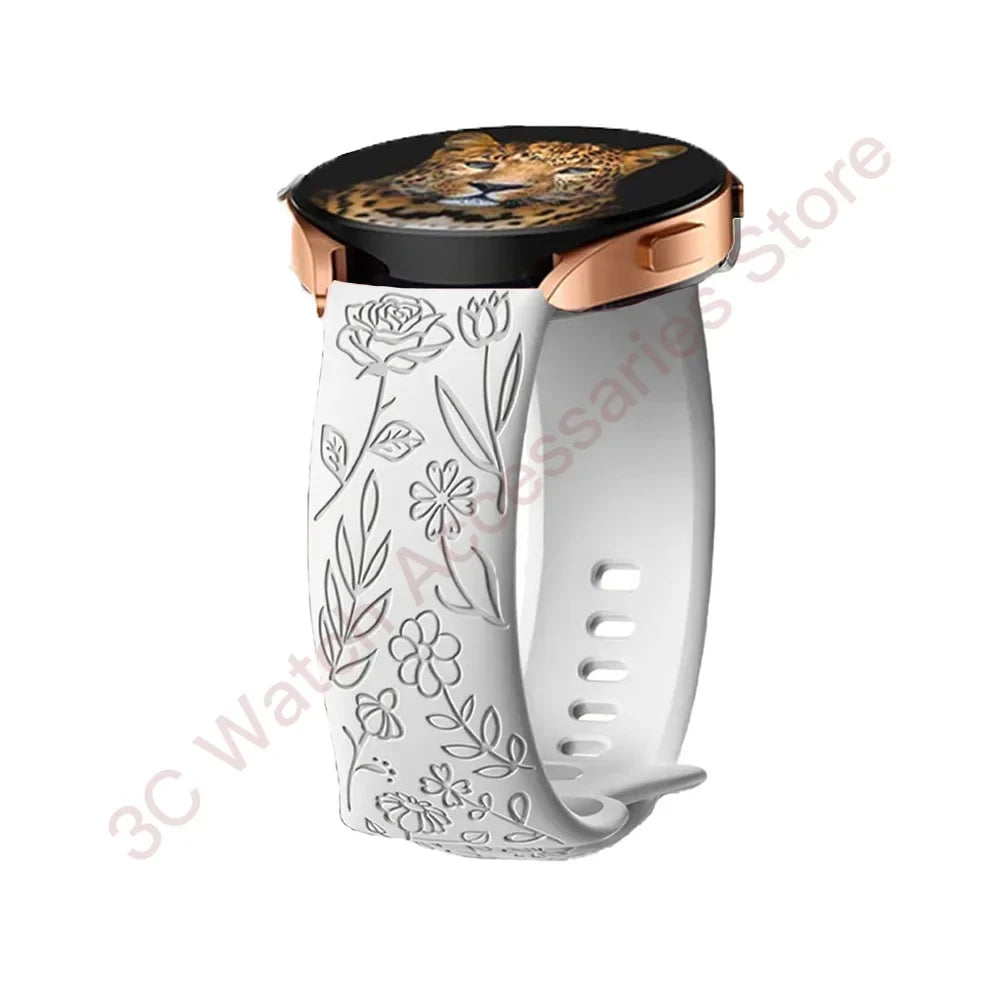OnePlus Watch Rose Engraved Silicone Band