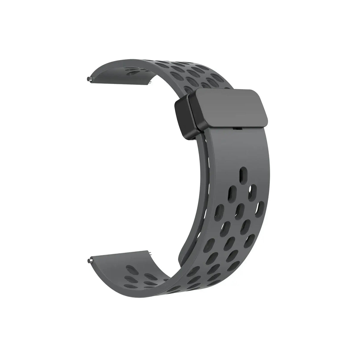 Amazfit Balance, GTR, GTS & Bip Vented Silicone Band, Magnetic Clasp