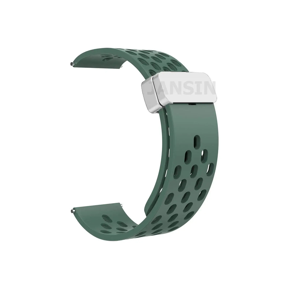 Amazfit Balance, GTR, GTS & Bip Vented Silicone Band, Magnetic Clasp