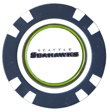 Load image into Gallery viewer, Officially Licensed Seattle Seahawks Poker Chip Ball Marker

