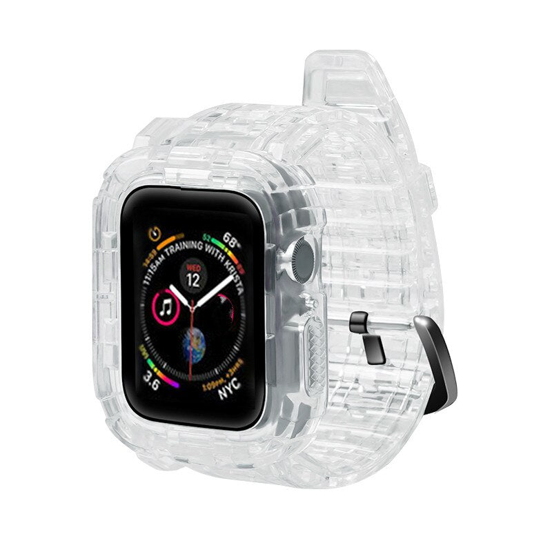 Apple Watch Silicon Band+Case - Stylish Protection for Your Device