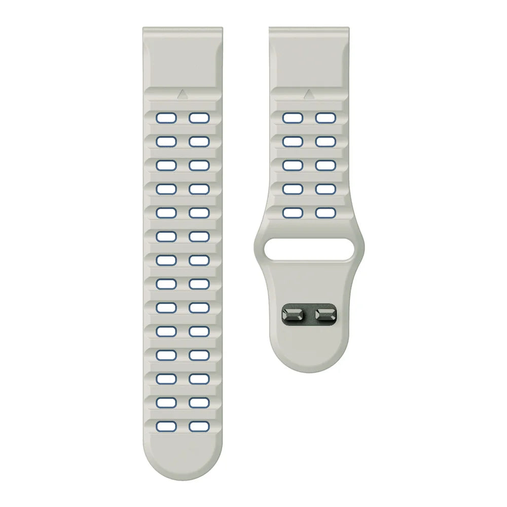 Garmin QuickFit 22/26mm Perforated Silicone Band with Tuck Closure