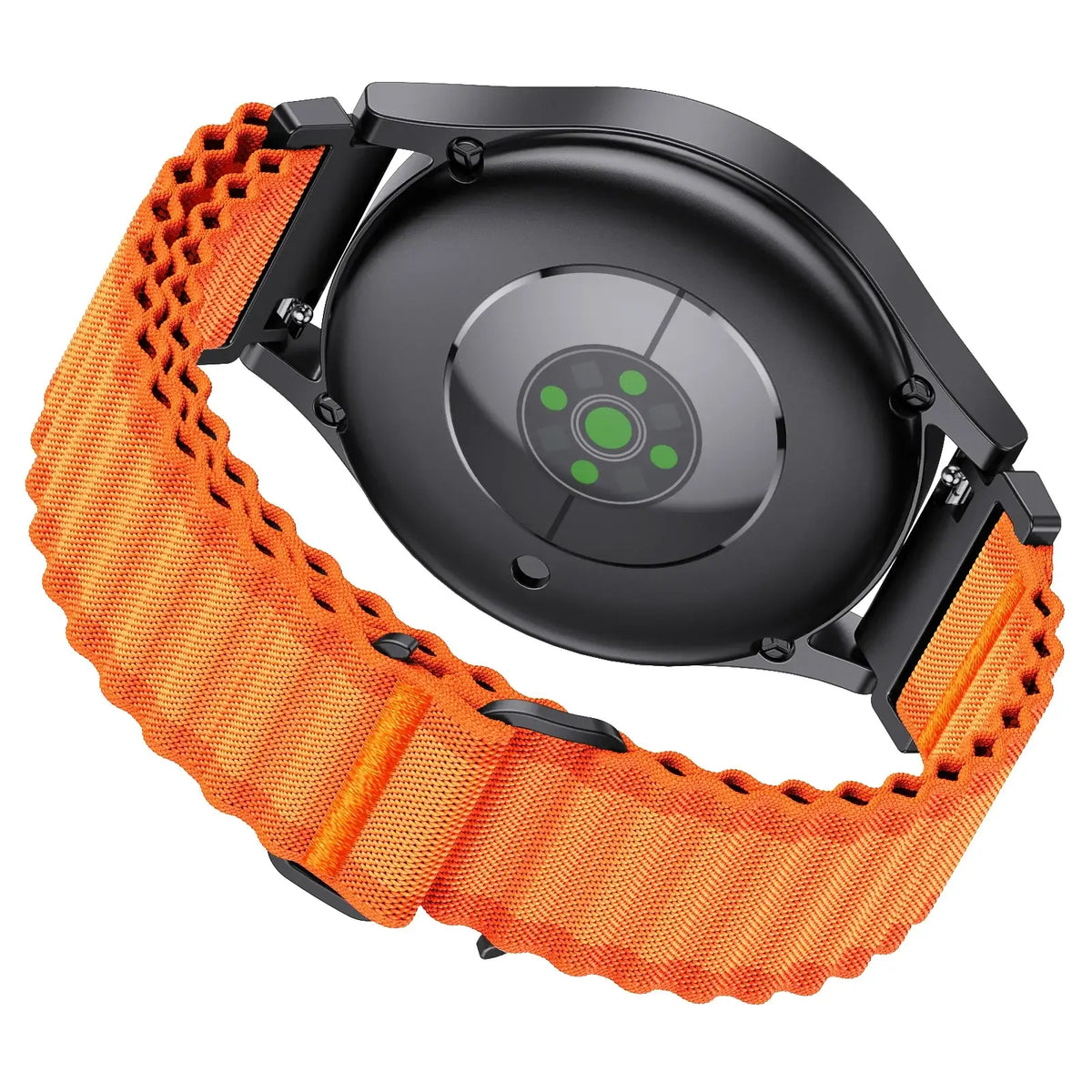 Amazfit Balance, GTR, GTS & Bip Ribbed Nylon Loop Band, Wavy Edges