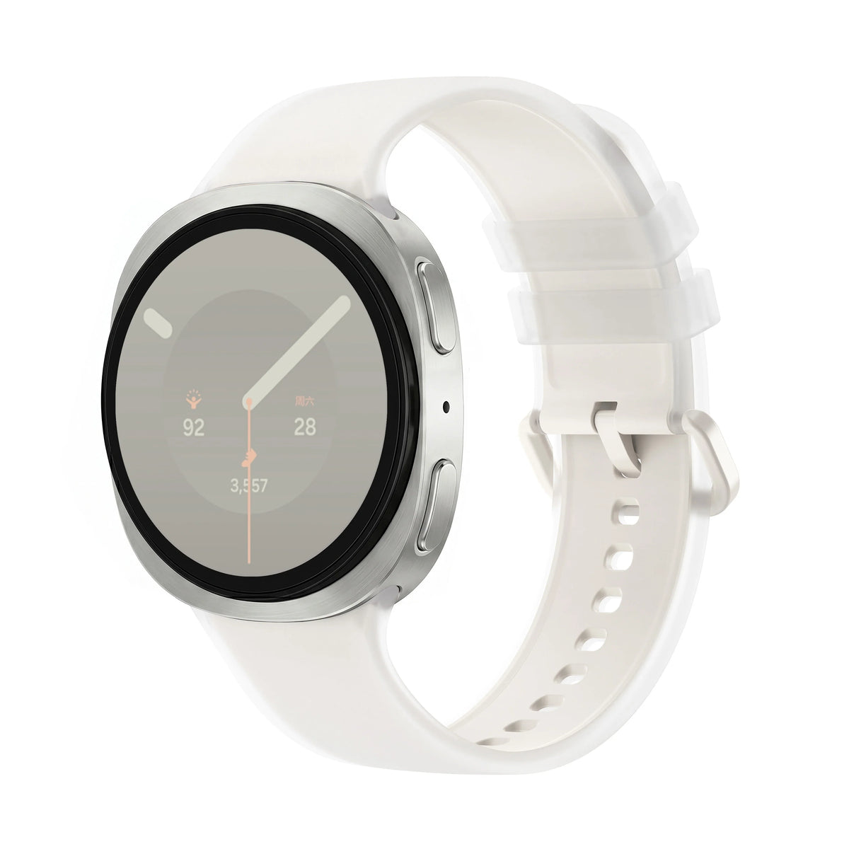 Jelly Silicone Band for Galaxy Watch 8 & 9 40/44mm, 8 Classic 46mm