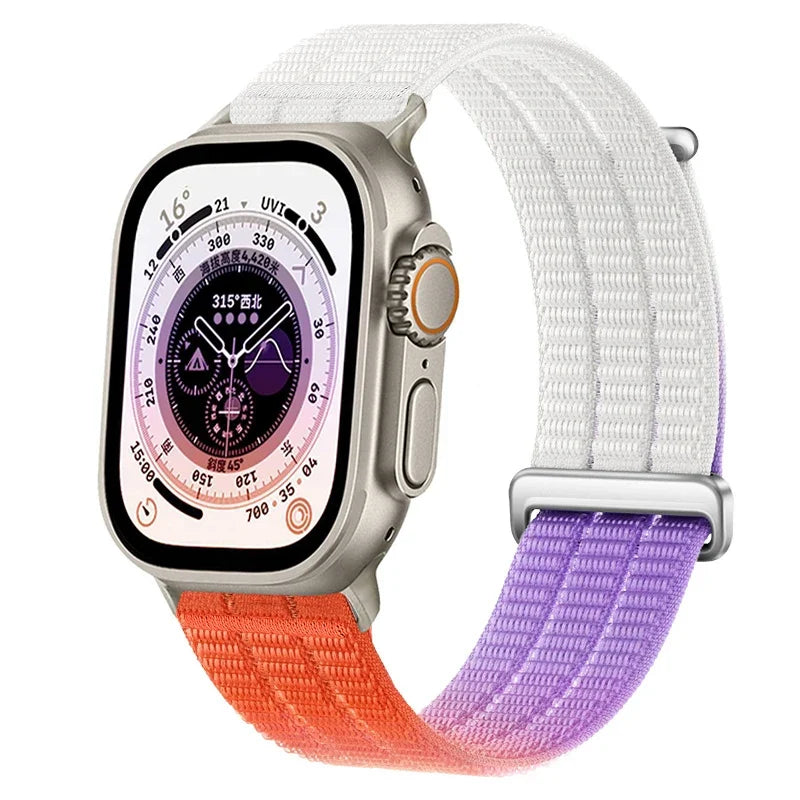 Nylon Weave Sport Band for Apple Watch Series 1-12, SE & Ultra 1/2/3/4