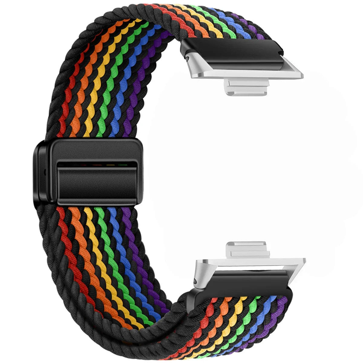 Nylon Braided Loop Band for Huawei Watch Fit 4 / Fit 4 Pro / Fit 3 – Magnetic Adjustable