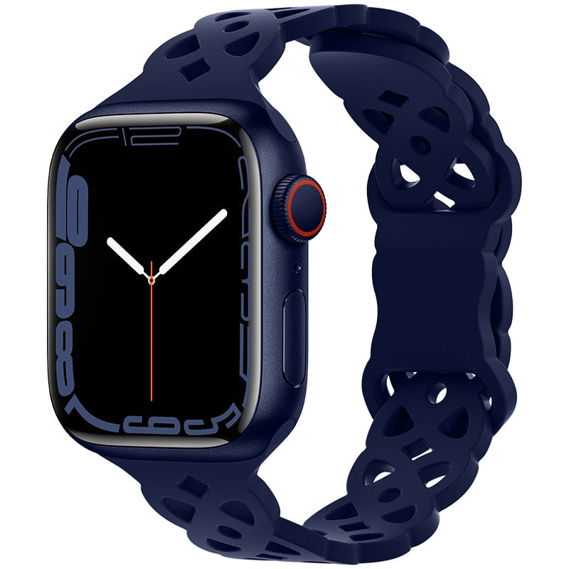 Silicone Strap Apple Watch Band Series - Stylish Comfort & Compatibility