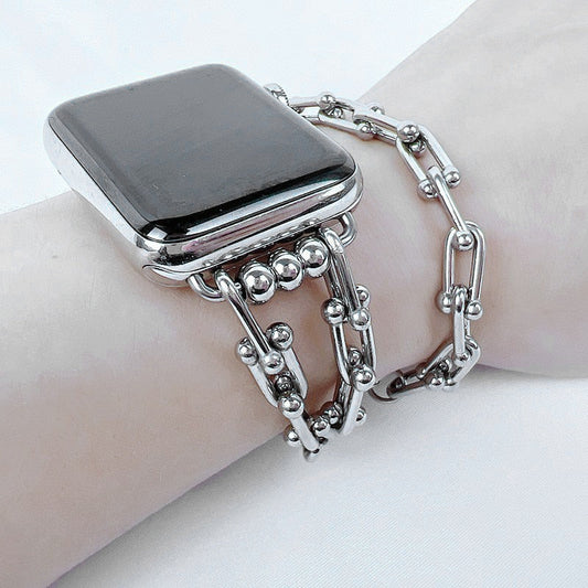 Stainless Steel Apple Watch Band Series 11/10/9/8/7/6/5/4/ SE / Ultra 1/2/3