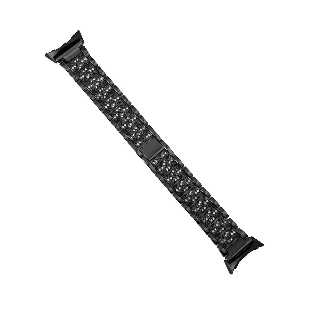 Google Pixel Watch 5, 4 & 3 Rhinestone Stainless Steel Link Band