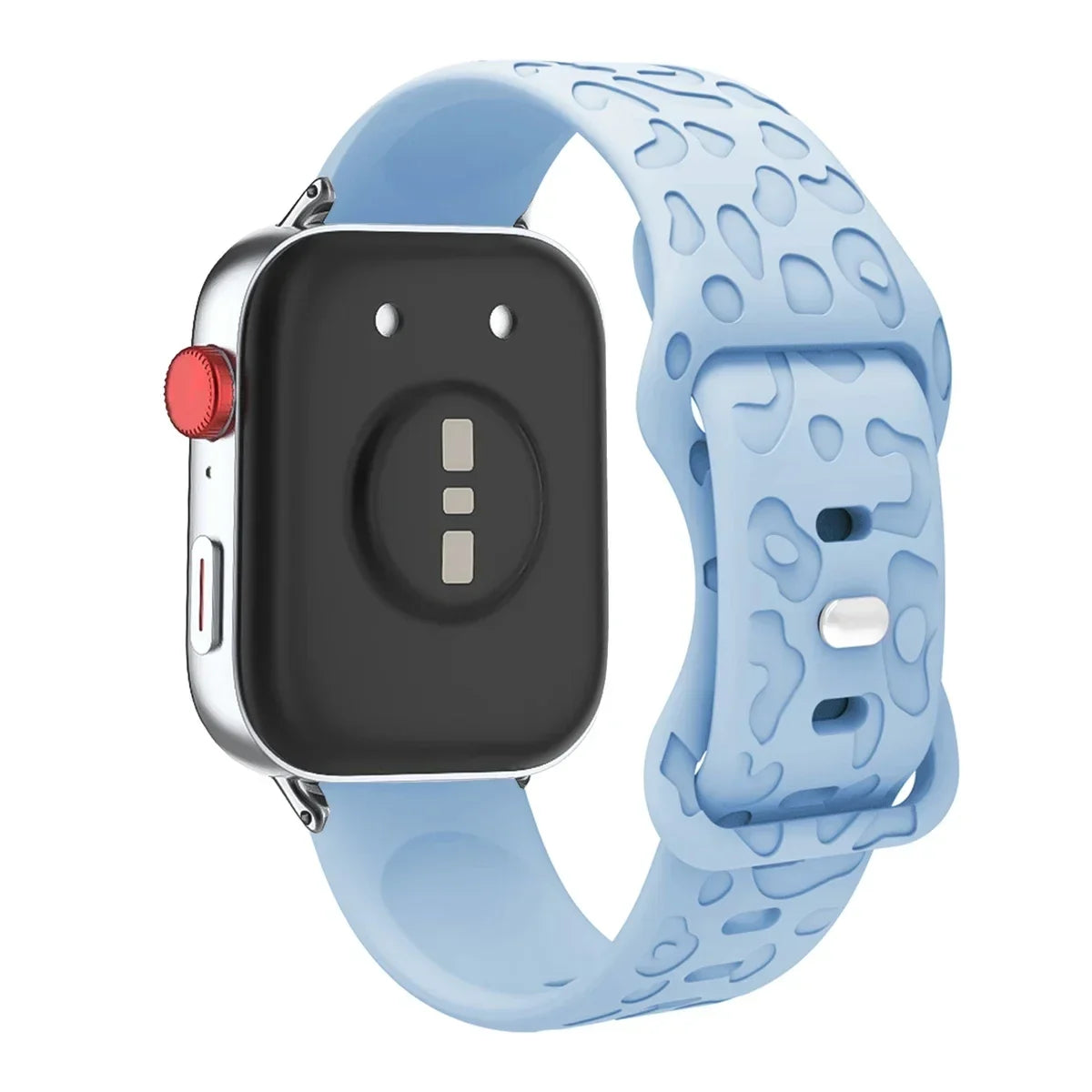 Leopard Engraved Silicone Watch Band for Huawei Watch Fit 4 / 4 Pro / Fit 3 / Fit 2