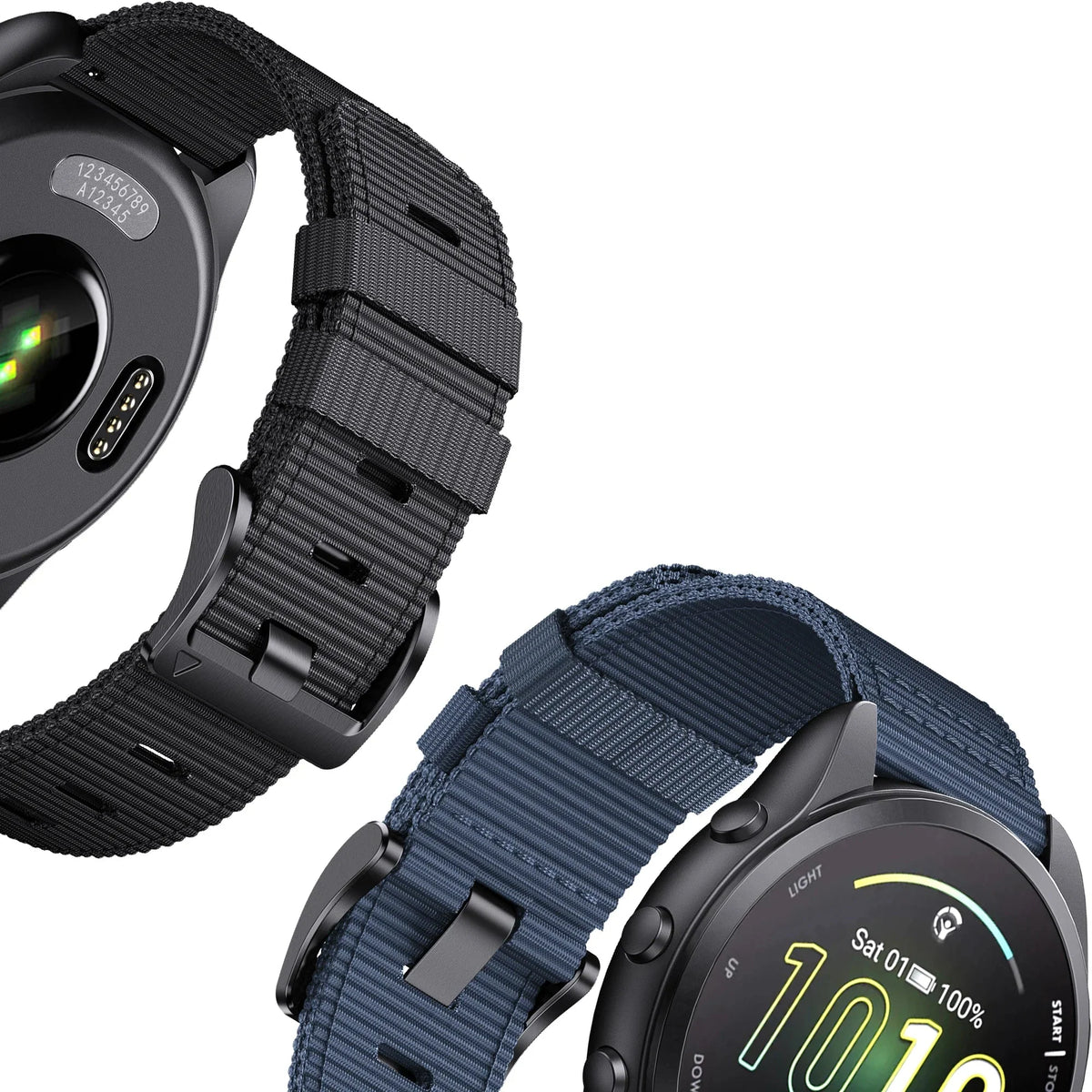 OnePlus Watch Woven Nylon Band with Black Buckle, 4 Colors