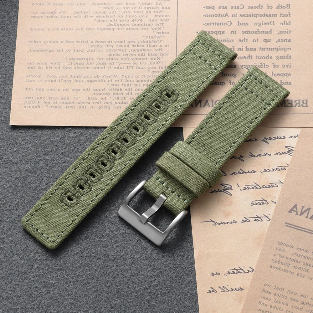 OnePlus Watch Stitched Canvas Nylon Band