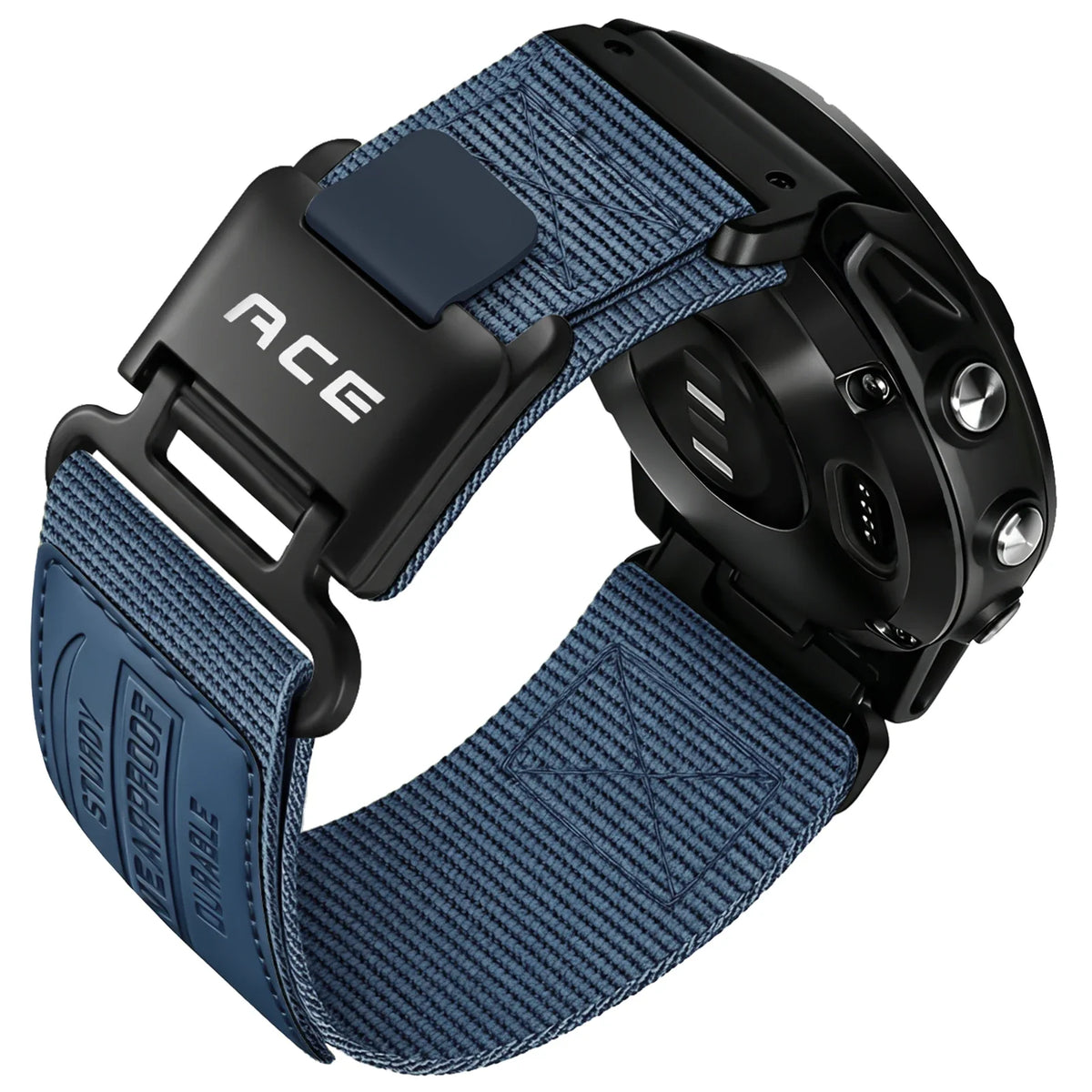 Garmin QuickFit 22/26mm Rugged Nylon Band with Magnetic Buckle