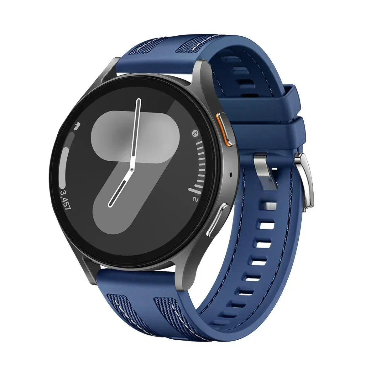Nylon Silicone Braid Watch Strap – 18mm/22mm | Huawei Watch GT5/GT4/GT3 & Samsung Galaxy