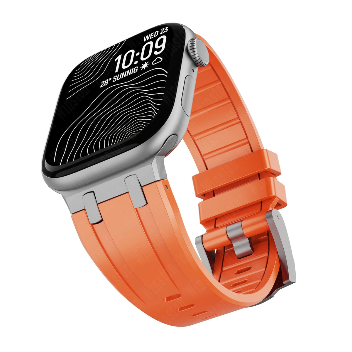Liquid Silicone Apple Watch Band – Rubber Sport Strap | Series 11/10/9/8/7/6/SE & Ultra 1/2/3 | 42–49mm