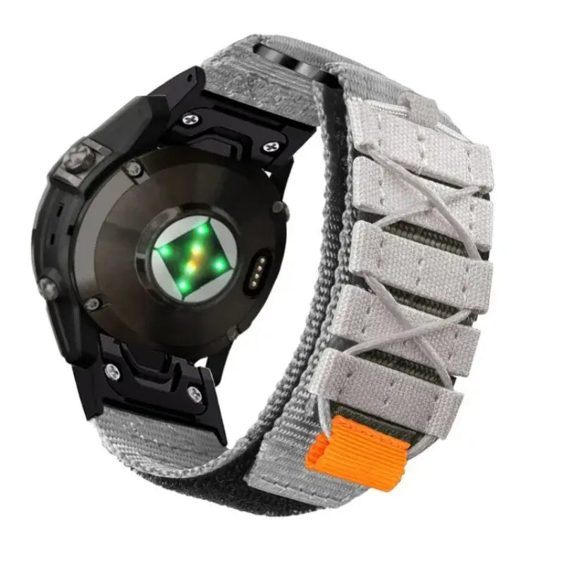 Garmin QuickFit 22/26mm Crisscross Nylon Band with Steel Buckle