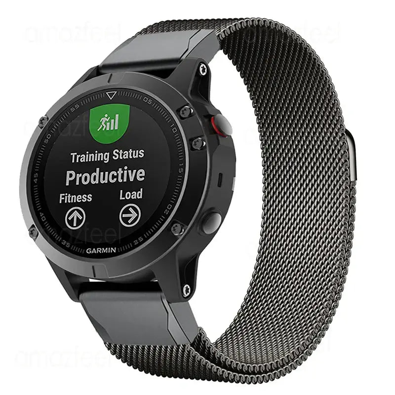 Garmin QuickFit 22/26mm Magnetic Milanese Mesh Band