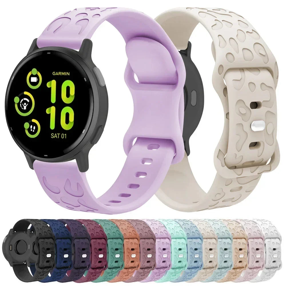 Polar Vantage, Grit X & Ignite Leopard Print Silicone Band
