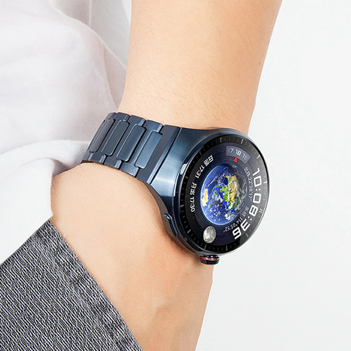 Titanium Alloy Band for Huawei Watch 4 Pro – No-Gap Luxury Metal Bracelet